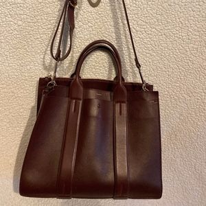 Theory West Satchel leather handbag